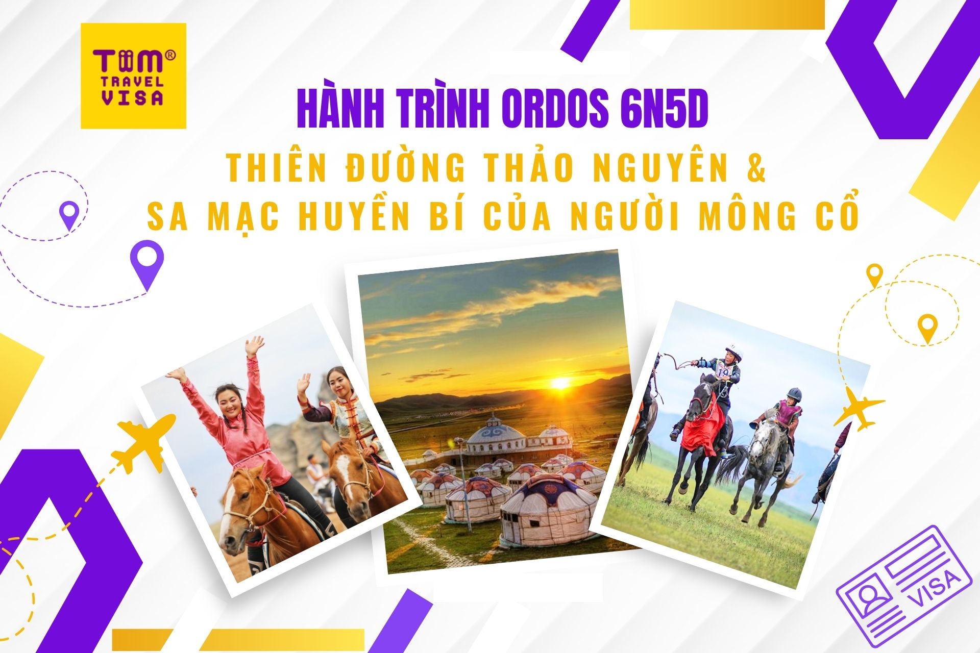 Tour Nội Mông trọn gói 6N5D – Cưỡi ngựa, cưỡi lạc đà, thưởng lẩu cừu đúng chất Mông Cổ