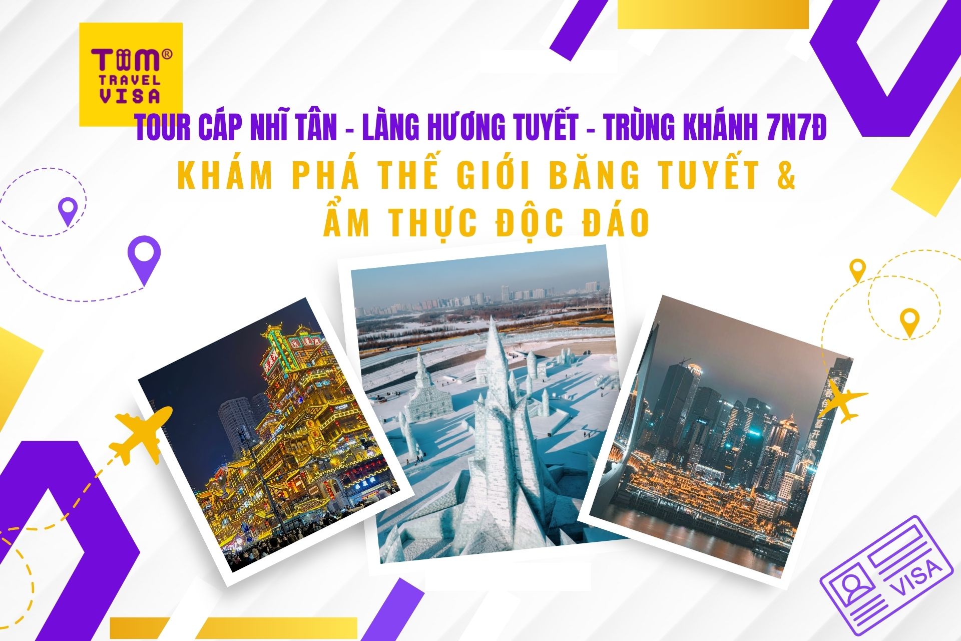 TOUR CÁP NHĨ TÂN - LÀNG HƯƠNG TUYẾT - TRÙNG KHÁNH 7 NGÀY 7 ĐÊM