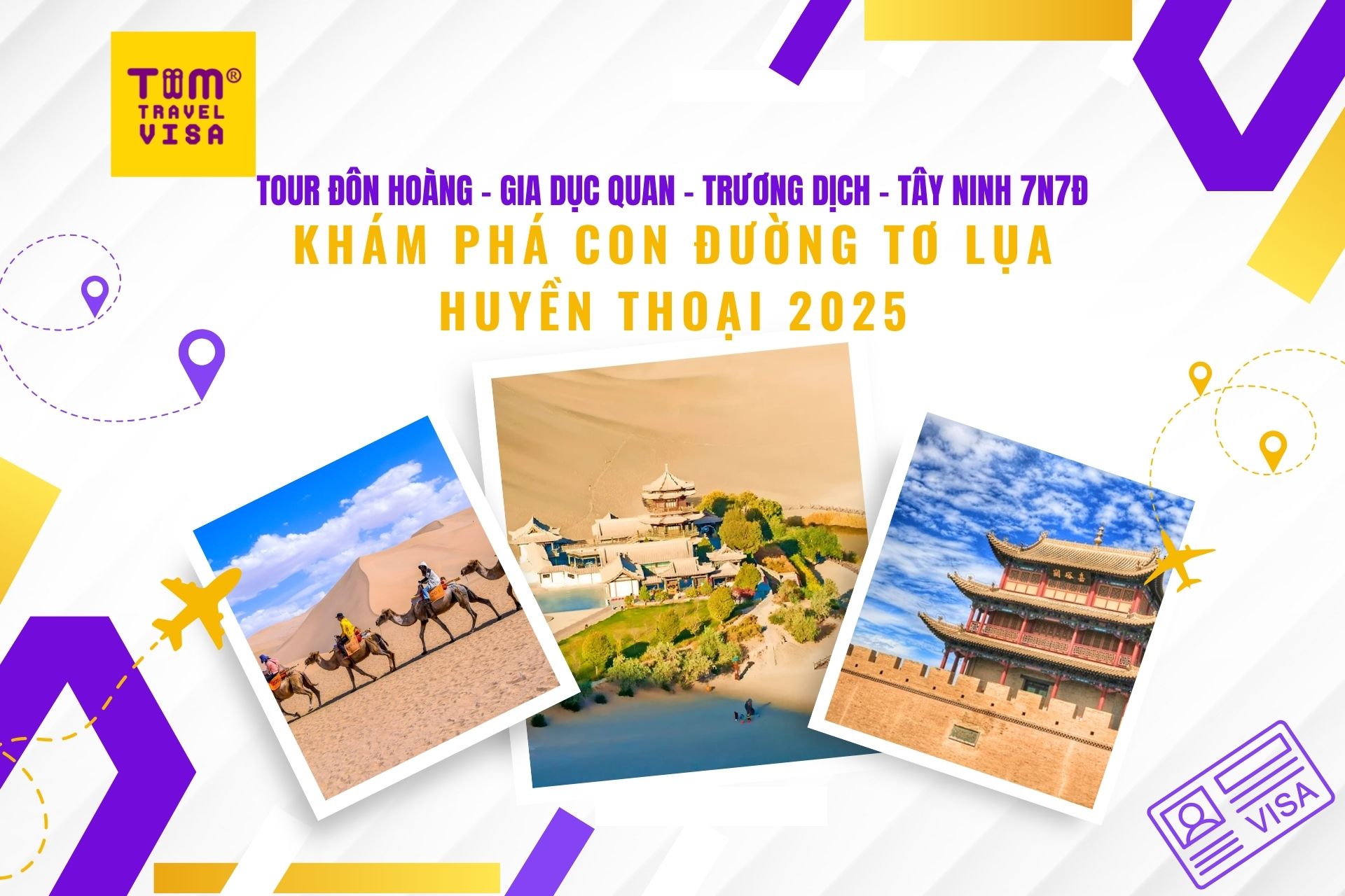 TOUR ĐÔN HOÀNG - GIA DỤC QUAN - TRƯƠNG DỊCH - TÂY NINH 7N7Đ: Khám phá Con đường Tơ lụa huyền thoại 2025