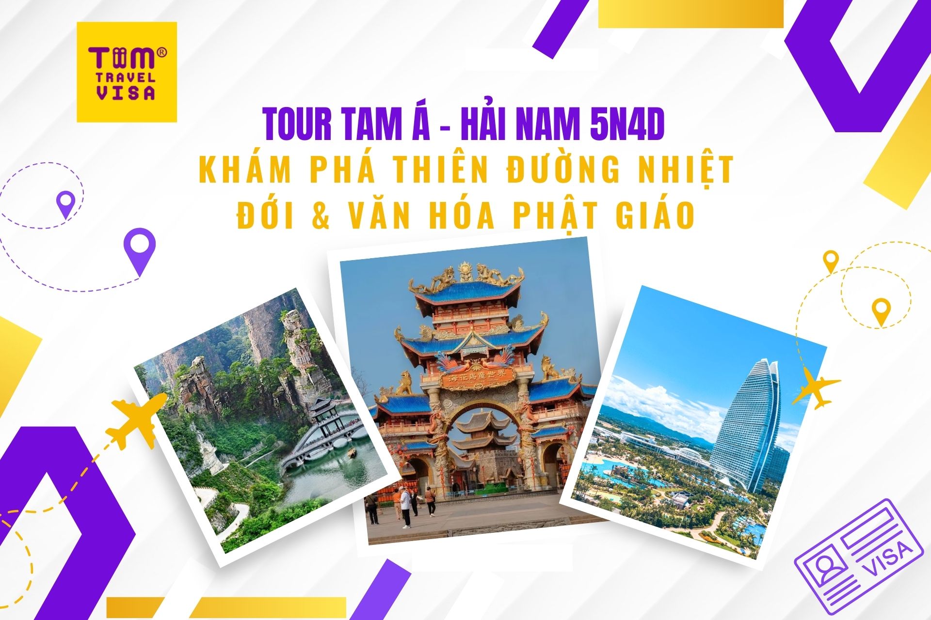 Tour Tam Á - Hải Nam 5N4D: Khám phá Thiên Đường Nhiệt Đới & Văn Hóa Phật Giáo