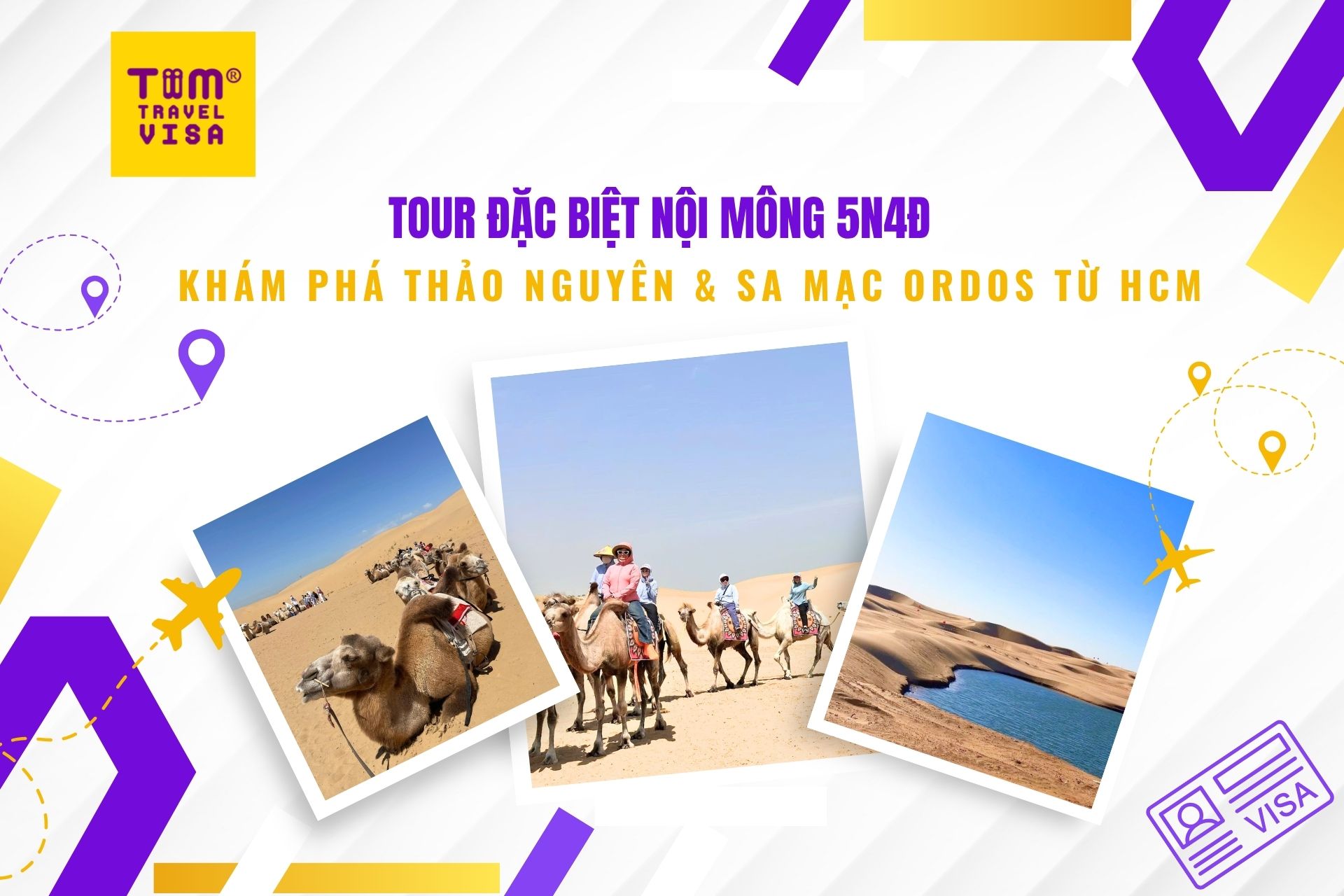 Tour Đặc Biệt Nội Mông 5N4Đ: Khám phá Thảo nguyên & Sa mạc Ordos từ HCM