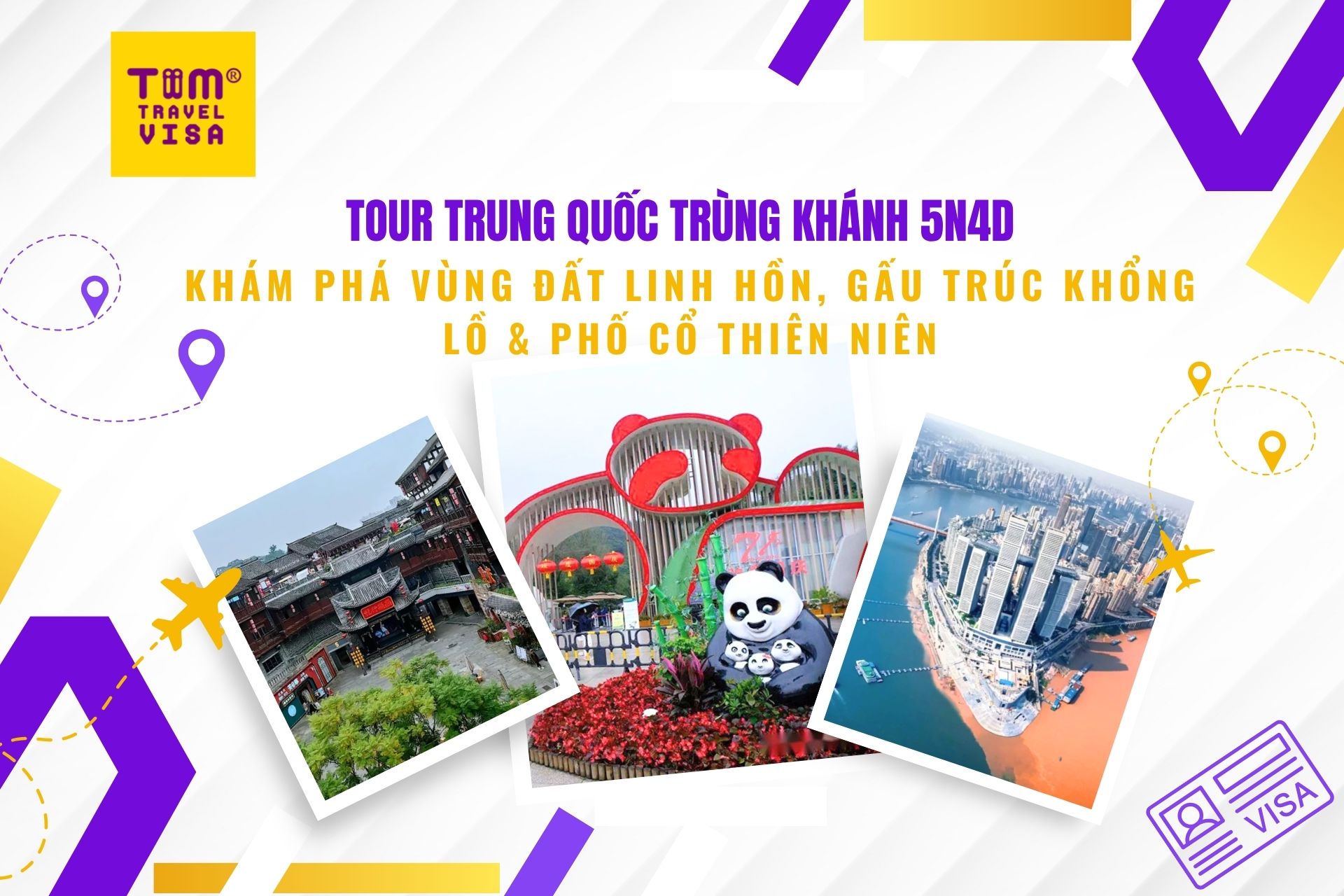 Trùng Khánh 5N4Đ: Khám Phá Vùng Đất Linh Hồn, Gấu Trúc Khổng Lồ & Phố Cổ Thiên Niên