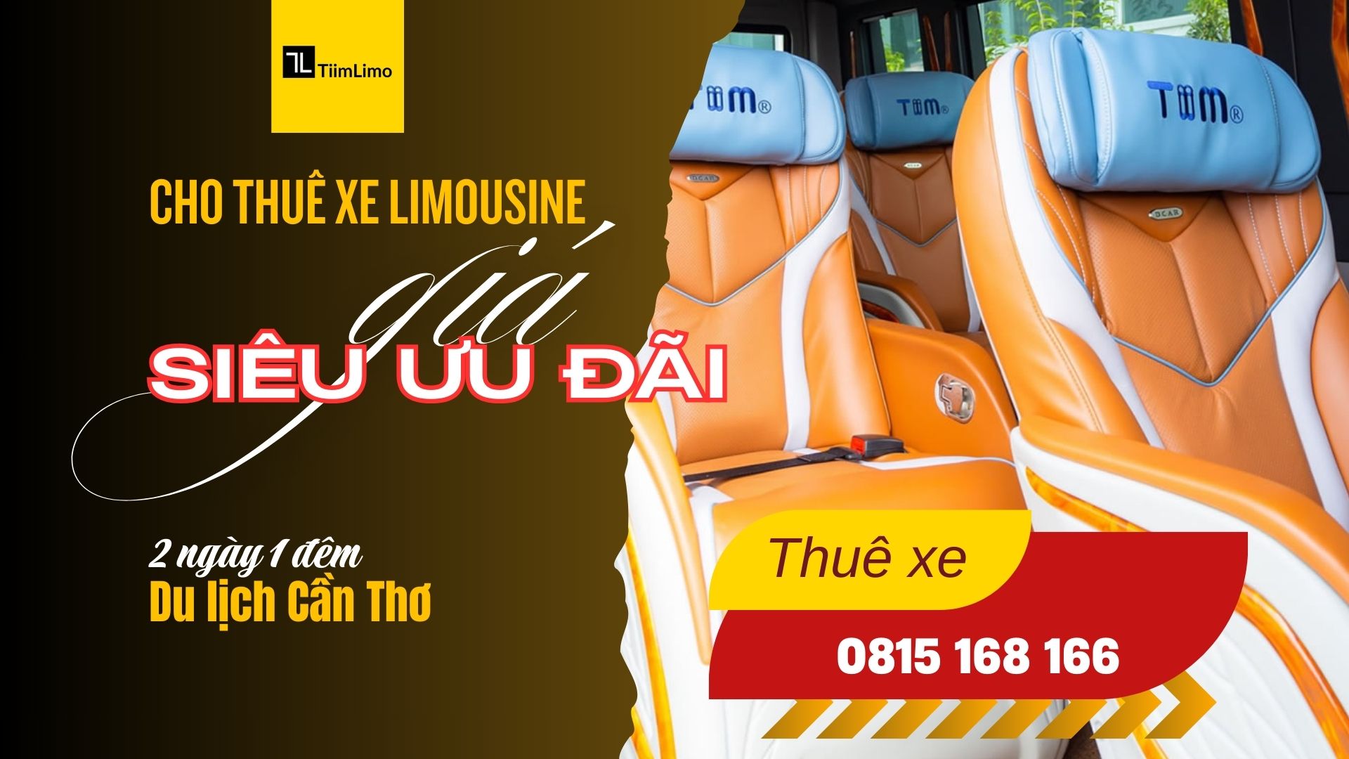 Cho thuê xe Limousine du lịch Cần Thơ 2 ngày