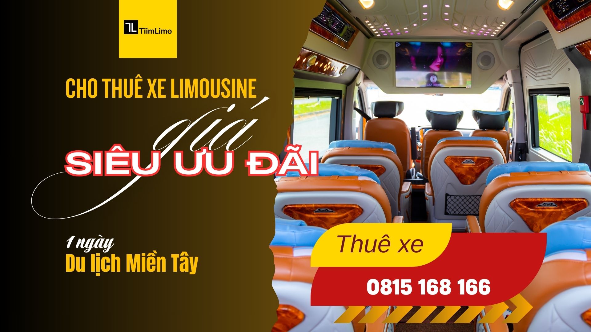 Cho thuê xe Limousine du lịch Miền Tây 1 ngày