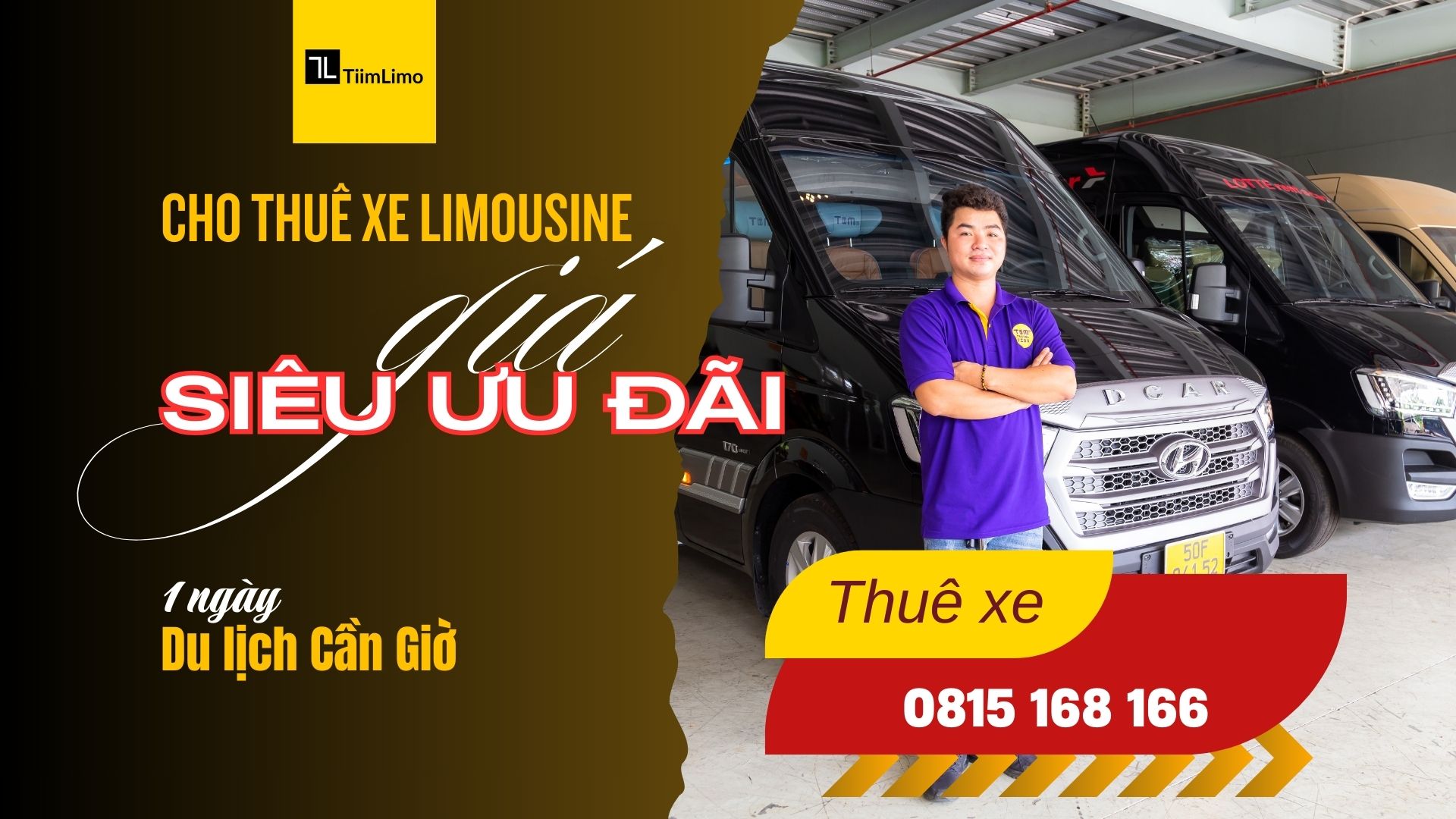 Cho thuê xe Limousine Cần Giờ 1 ngày