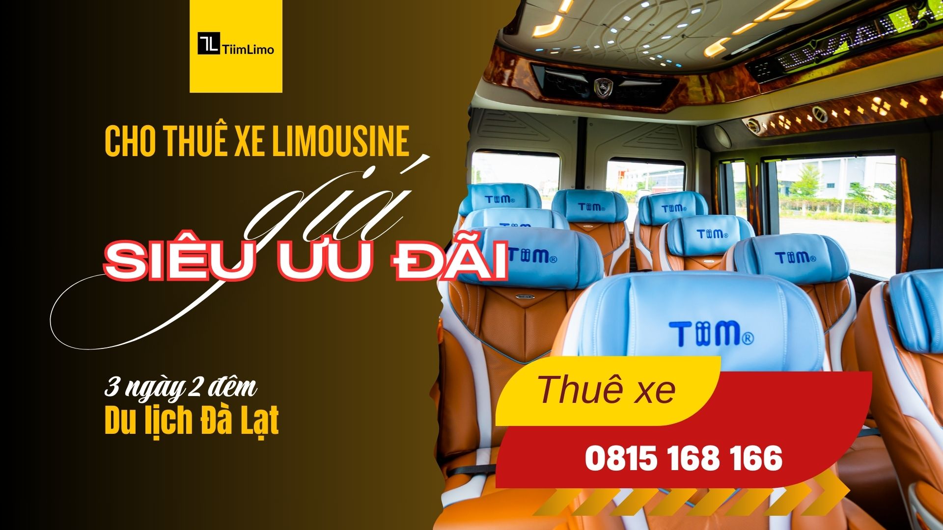Cho thuê xe Limousine Đà Lạt 3 ngày
