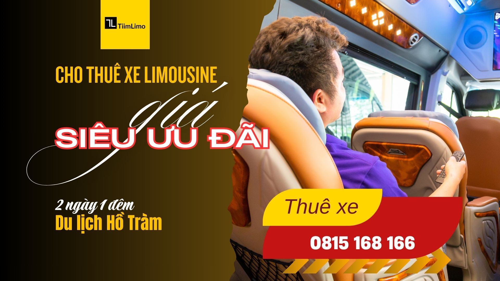 Cho thuê xe Limousine Hồ Tràm 2 ngày