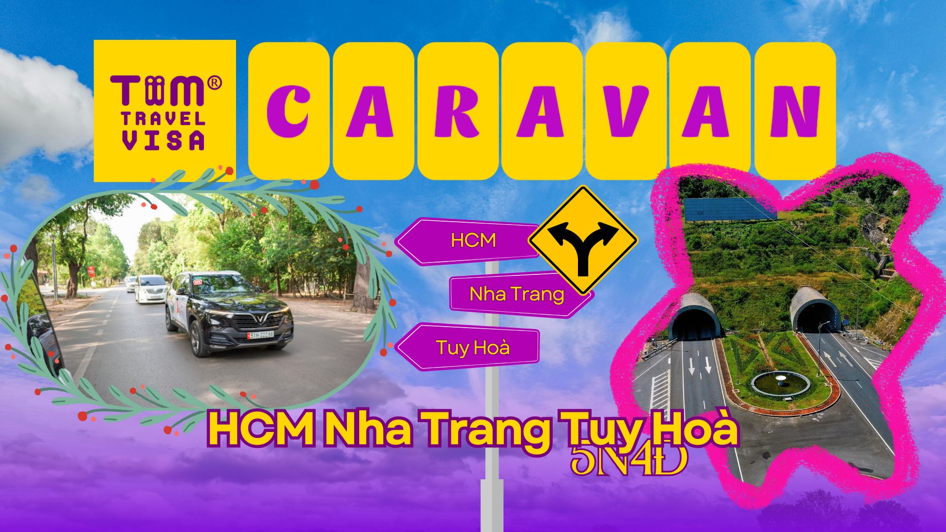 Tour Caravan HCM - Nha Trang - Tuy Hòa 5N4Đ: Hành Trình Đến Xứ Sở Hoa Vàng Cỏ Xanh