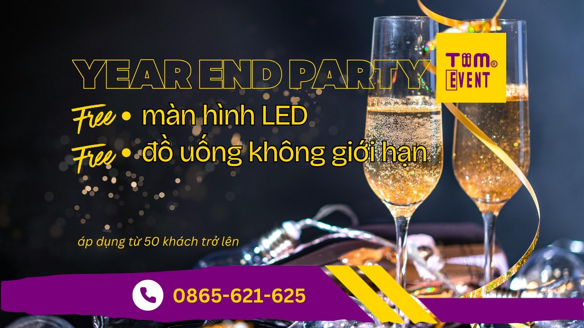 TiimEvent - Ưu đãi tổ chức Year End Party Chuyên Nghiệp tại TPHCM