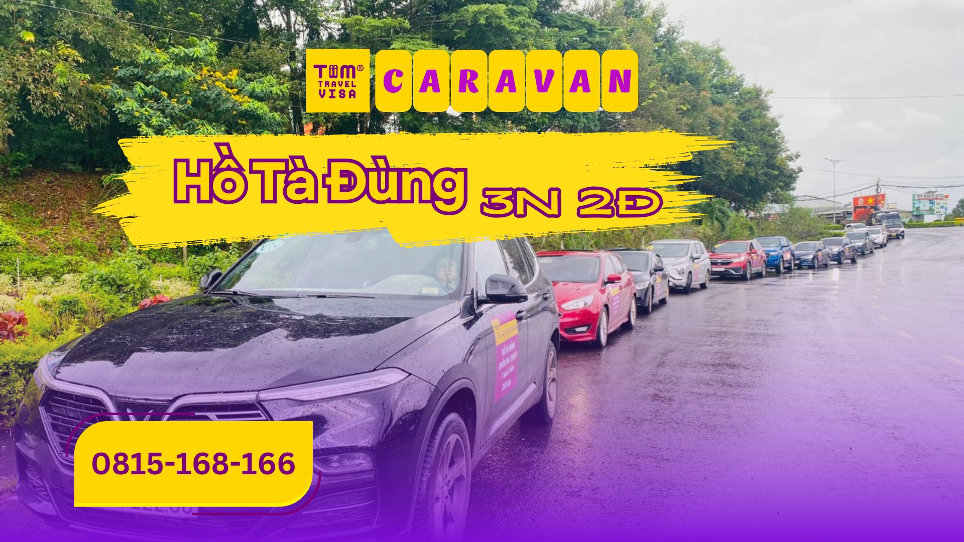 Tour caravan Hồ Tà Đùng Buôn Ma Thuột 3 ngày 2 đêm