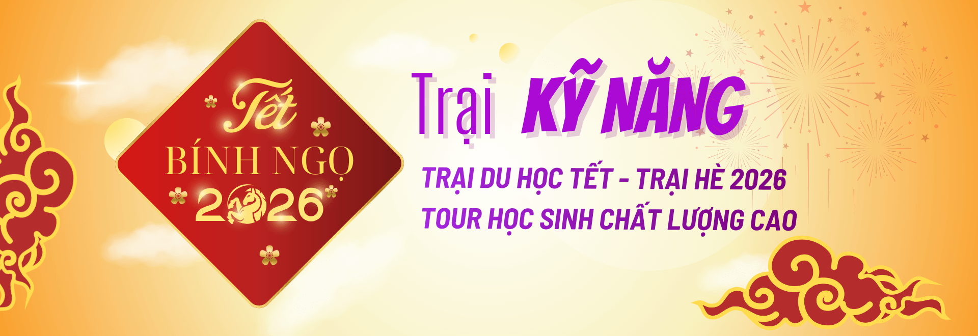 Tổ chức trại kỹ năng: Tour học sinh, Trại Tết, Trại Hè