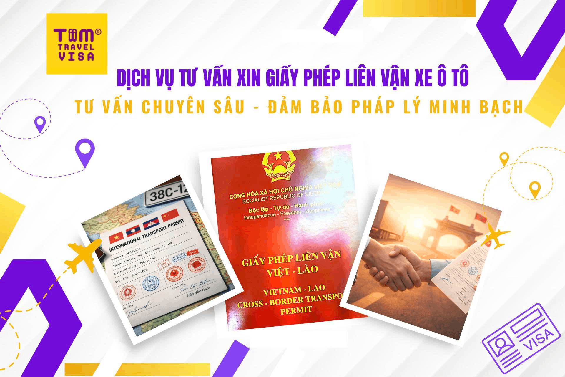 Dịch vụ Tư vấn Xin Giấy Phép Liên Vận Xe Ô Tô
