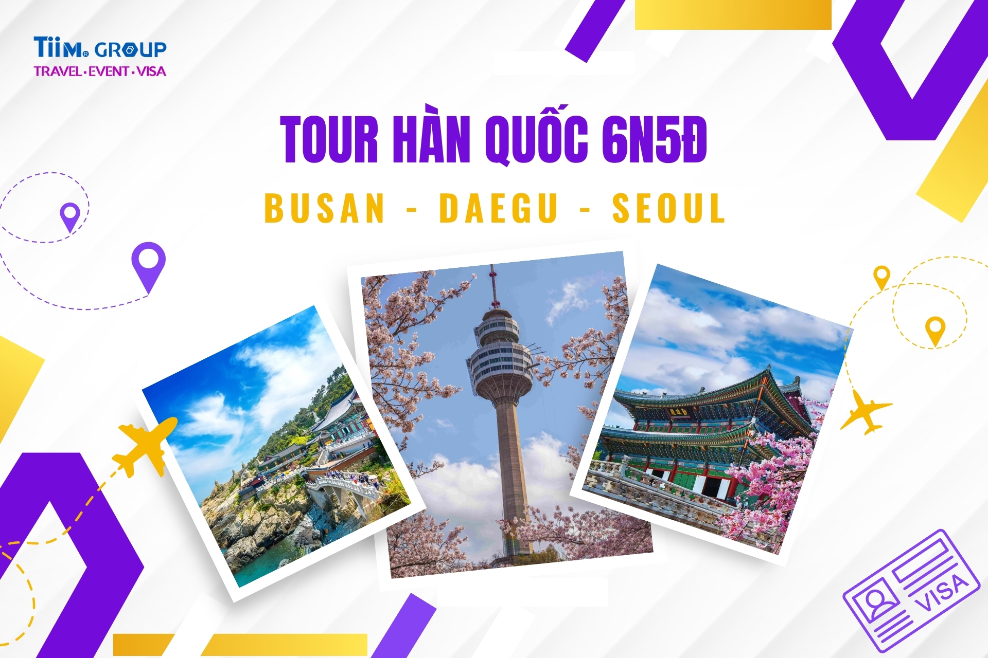 Tour Hàn Quốc 6N5Đ: Khám Phá Busan - Daegu - Seoul Trọn Gói