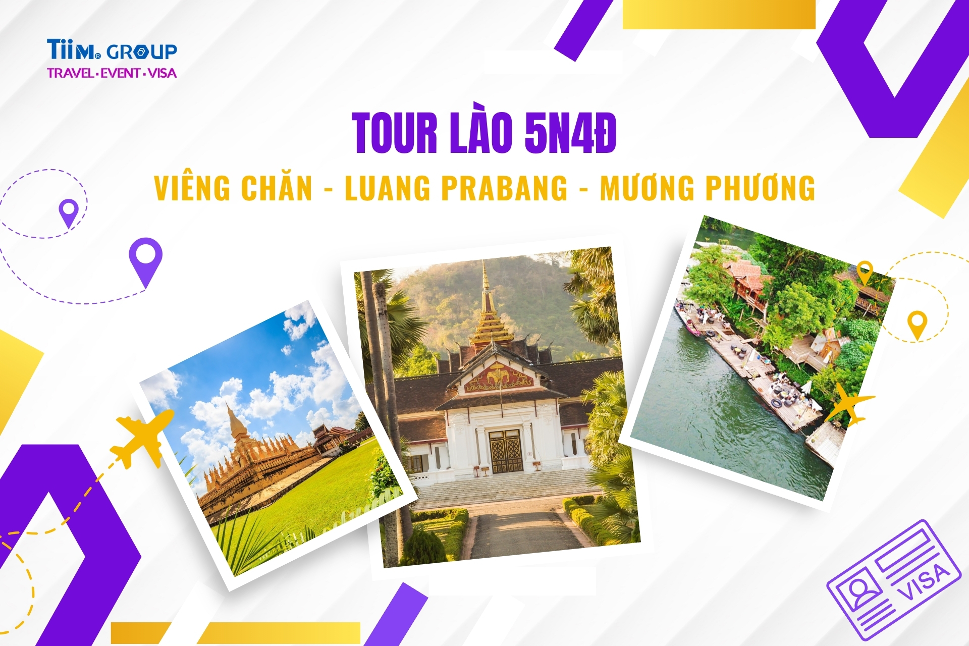 Tour Lào 5N4Đ: Viêng Chăn - Luang Prabang - Mương Phương
