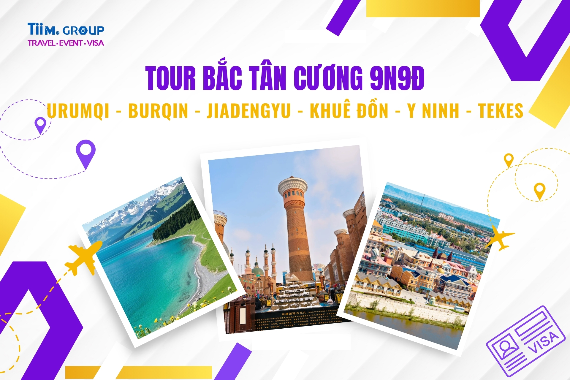 Tour Bắc Tân Cương 9N9Đ: Khám Phá Tuyệt Tác Kanas - Hồ Sailimu