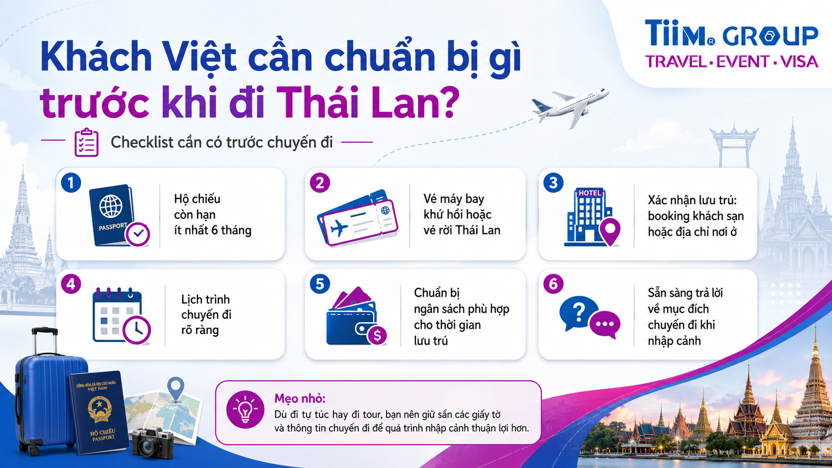 Kh&aacute;ch Việt cần chuẩn bị g&igrave; trước khi đi Th&aacute;i Lan?