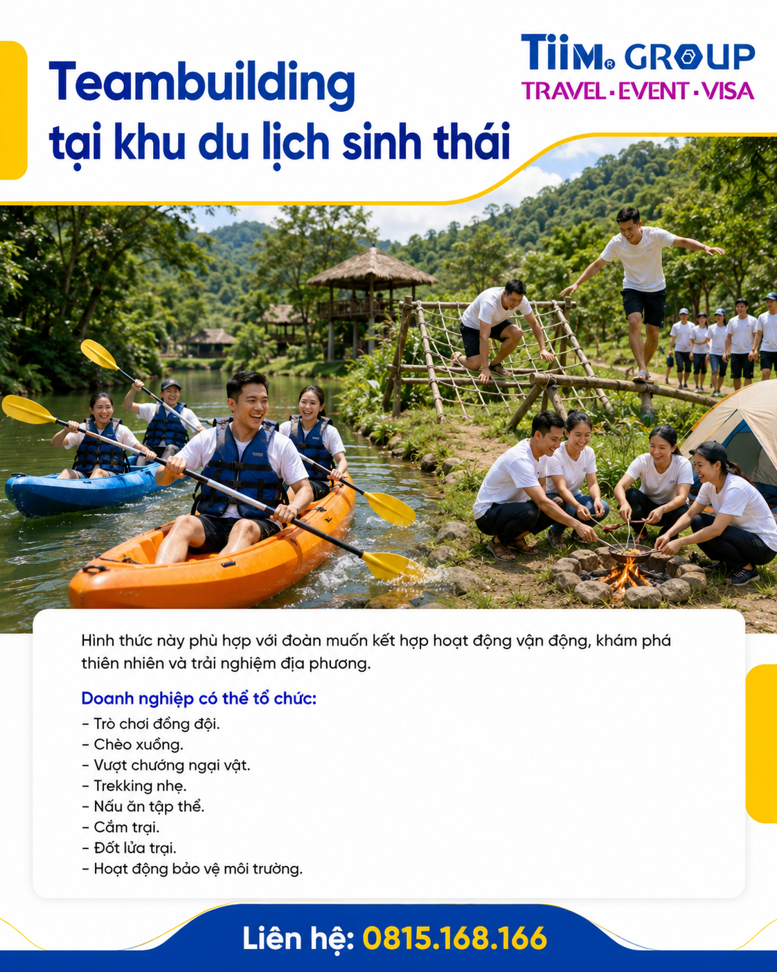 teambuilding khu du lịch sinh thái