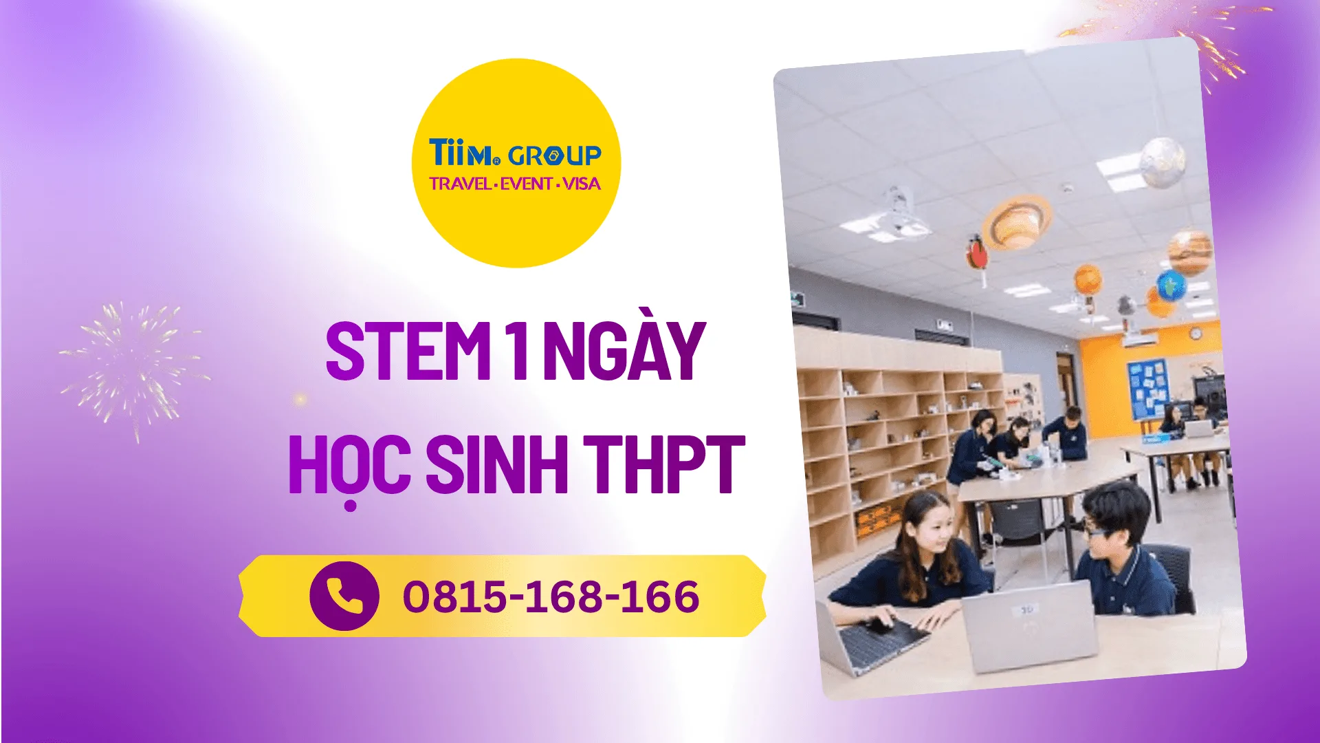 Chương trình STEM 1 ngày kết hợp thi đấu STEM dành cho học sinh THPT - Hướng Nghiệp STEM, AI và Robotics