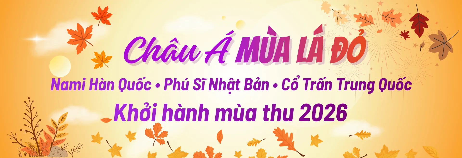 Khám phá những điểm đến mùa lá đỏ đẹp nhất Trung Quốc, Hàn Quốc và Nhật Bản với hành trình đặc sắc cùng TiimTravel.